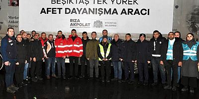 Beşiktaş yardımlarını afet bölgesine gönderdi