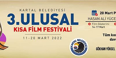 Kartal Belediyesi 3. Ulusal Kısa Film Festivali başlıyor