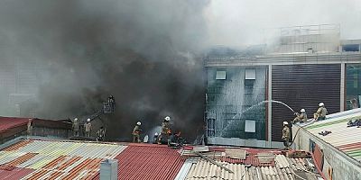 Kartal Belediyesi Ekipleri Ataşehir’de Çıkan Yangının Söndürülmesine Destek Verdi 