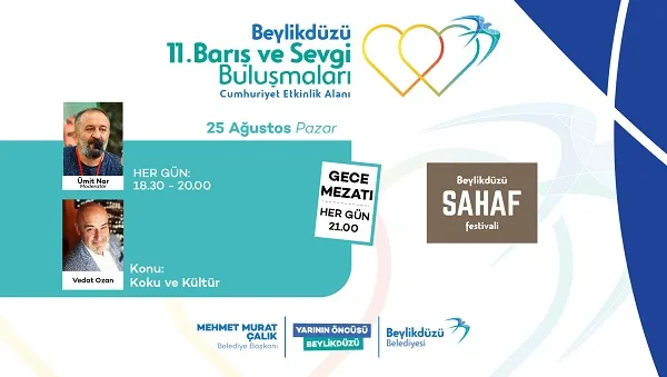 SAHAF SÖYLEŞİLERİ’NDE “KOKU VE KÜLTÜR”KONUŞULACAK