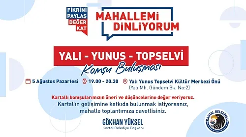 ‘Mahallemi Dinliyorum-Komşu Buluşmaları’ Başlıyor! 
