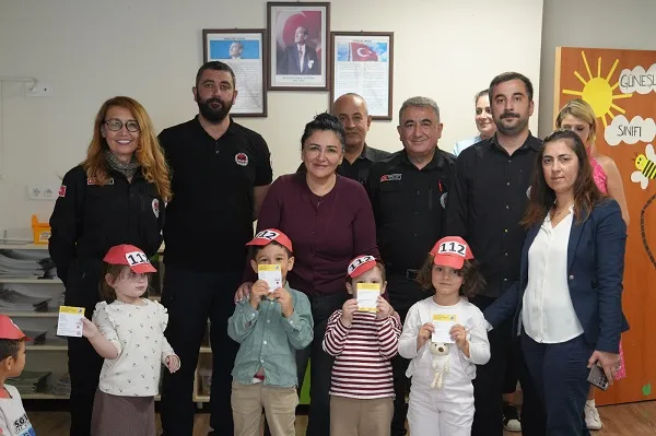 Kartal Belediyesi’nden Kreş Öğrencilerine Uygulamalı Afet Eğitimi 