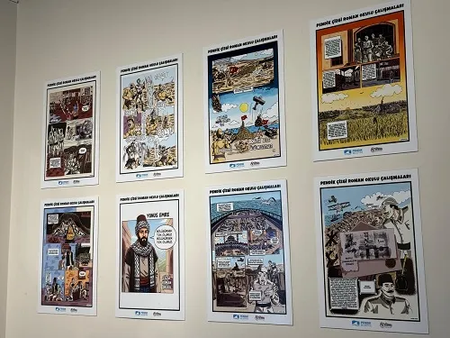 Çizgi Roman Okulu Sergisi Açıldı