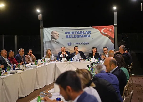 BAŞKAN BİNGÖL MUHTARLARLA BİR ARAYA GELDİ
