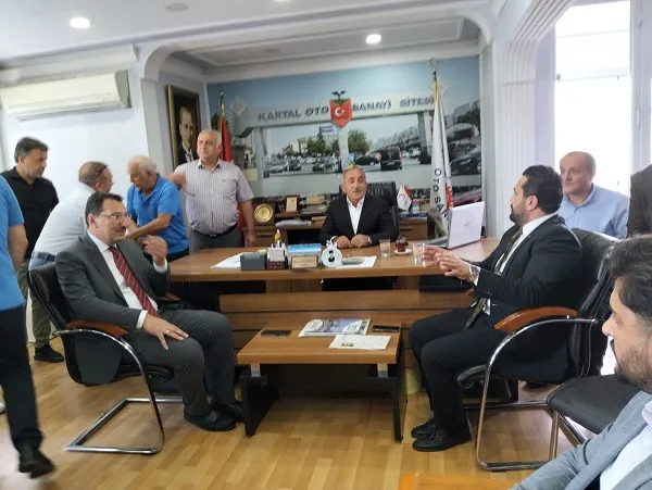 AK PARTİ GENEL BAŞKAN YARDIMCISINDAN OTO SANAYİ SİTESİNE ZİYARET