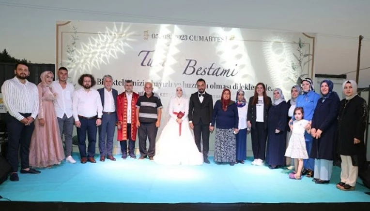 Başkan Keskin Depremzede Gençlerin Nikahını Kıydı