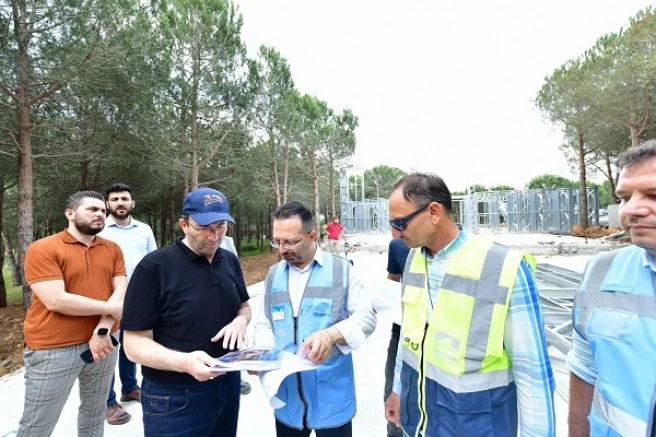 Belediye Başkanı Ahmet Cin Yatırımları Yerinde İnceledi