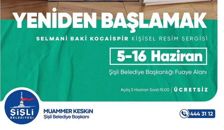DEPREMZEDE RESSAMIN FIRÇASIYLA “YENİDEN BAŞLAMAK”