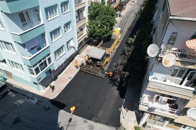 Gaziosmanpaşa’ya 9 Yılda 350 Bin Ton Asfalt Serildi