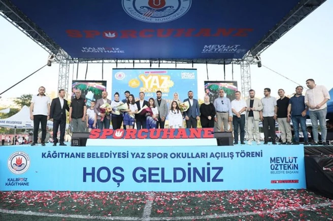 KÂĞITHANE’DE YAZ SPOR OKULLARI AÇILDI