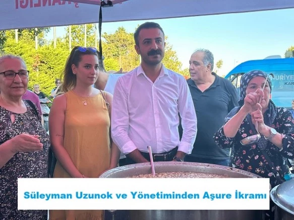 Süleyman Uzunok ve Yönetiminden Aşure İkramı